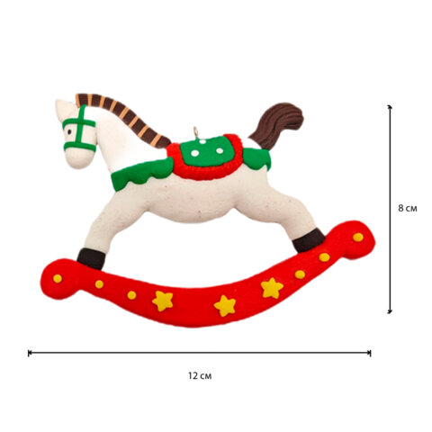 Украшение елочное (1 шт.) "Xmas Toys" 11,5х9 см, полимерная глина, ассорти 5 дизайнов, ЗОЛОТАЯ СКАЗКА, 592412