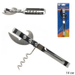 Открывалка Штык со штопором / S-125 /уп 480/