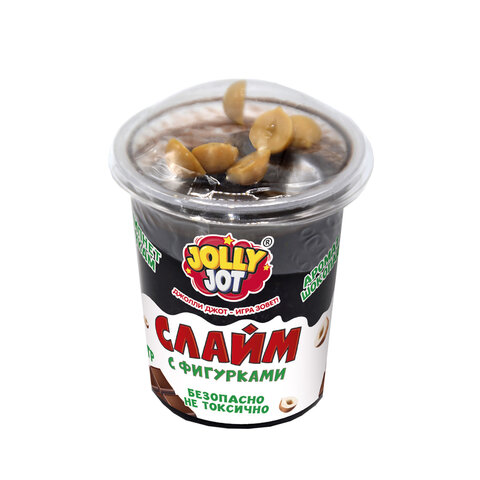 Слайм с фигурками, вкусняшки, 200 г, НАБОР 6 шт., JOLLY JOT, 666670