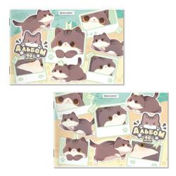 Альбом для рисования А4 40 л., скоба, обложка картон, BRAUBERG, 203х288 мм, кросс-серия "МИЛЫЕ КОТЫ", 107351