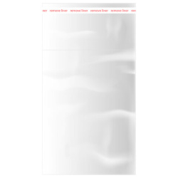 Пакеты БОПП с клеевым клапаном, КОМПЛЕКТ 100 штук, 6 х 8 + 3 см, 25 мкм, BRAUBERG, 700414