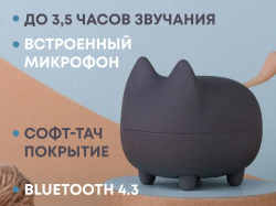 Портативная колонка «Mysound Tito 2C», Цвет темно-серый