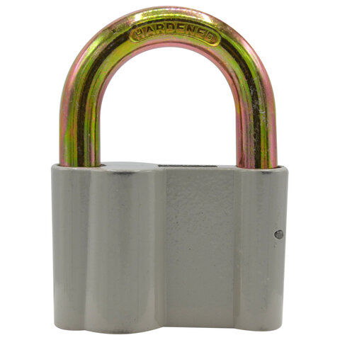 Замок навесной алюминиевый 70 мм "Стандарт", 3 ключа, RABBITEX (РАББИТЕКС), 671305