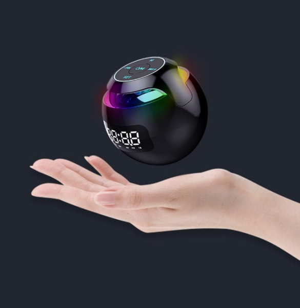 Беспроводная bluetooth колонка Forza с встроенными часами и будильником