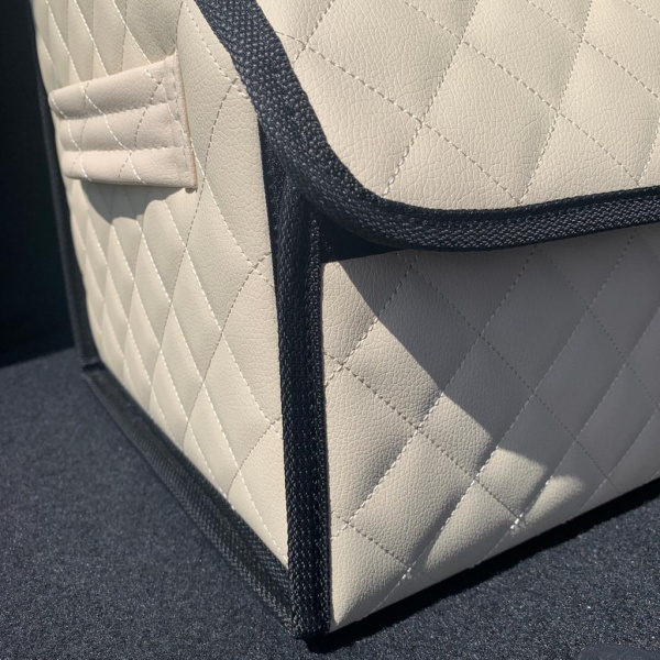 УЦЕНКА Автомобильный органайзер Кофр в багажник LUX CARBOX Усиленные стенки (размер 70х40см)