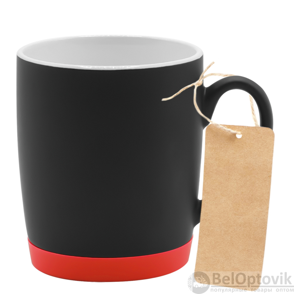 Кружка Make Me To Go, чёрная/красная_с_биркой