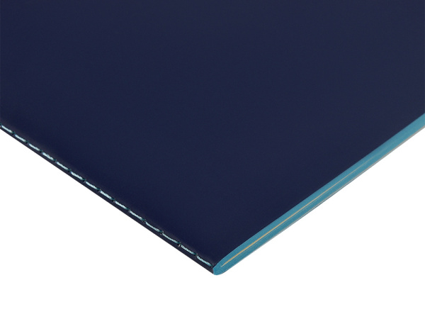 Бизнес-тетрадь А5 «Pragmatic Contrast», Цвет темно-синий/бирюзовый