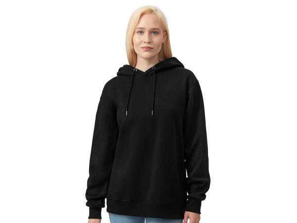 Толстовка с капюшоном оверсайз «Lisbon» унисекс, Размер 2XL, Цвет черный