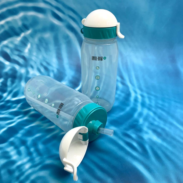 Бутылочка SUPER MED с трубочкой для кормления, 400 мл. (с 24 месяцев)