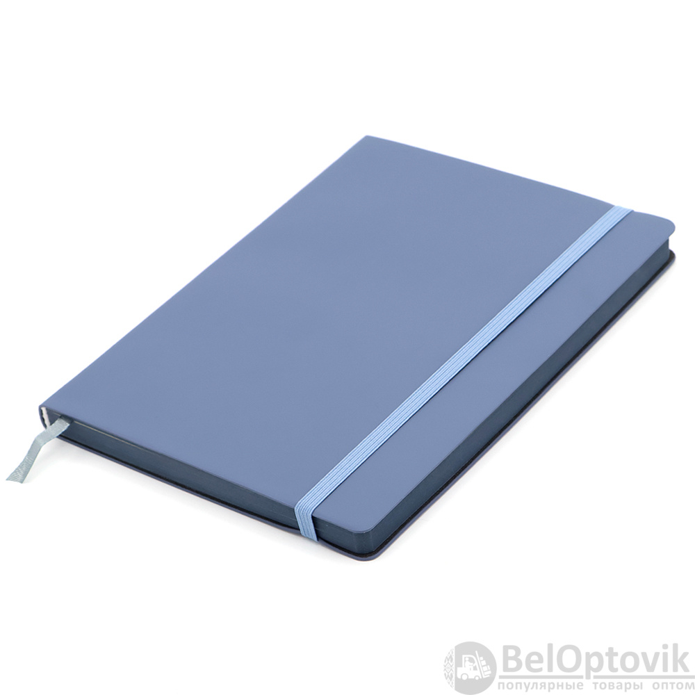 Ежедневник A5 недатированный Montero в мягком переплёте, серо-синий-S