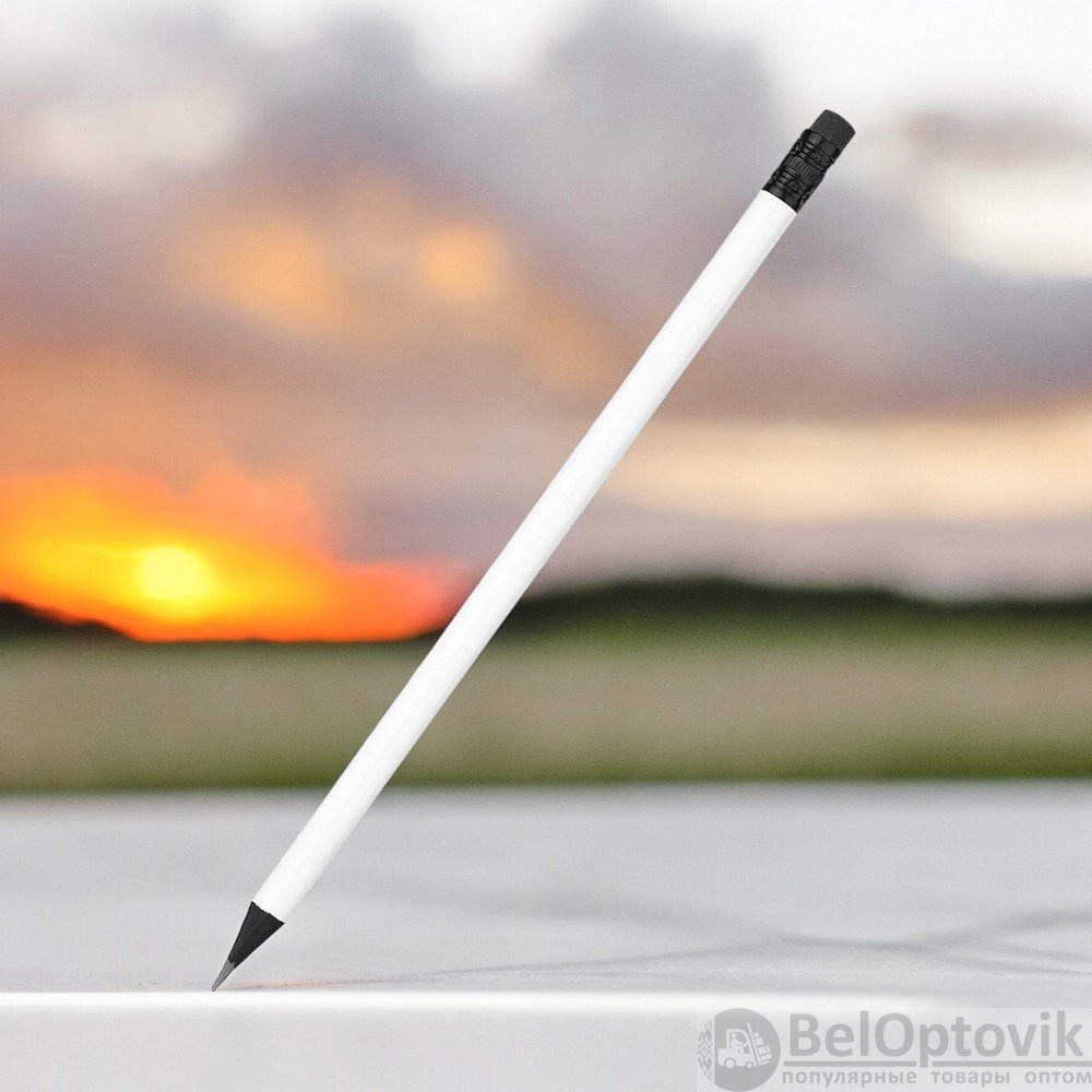 Карандаш простой из черного дерева с ластиком Negro