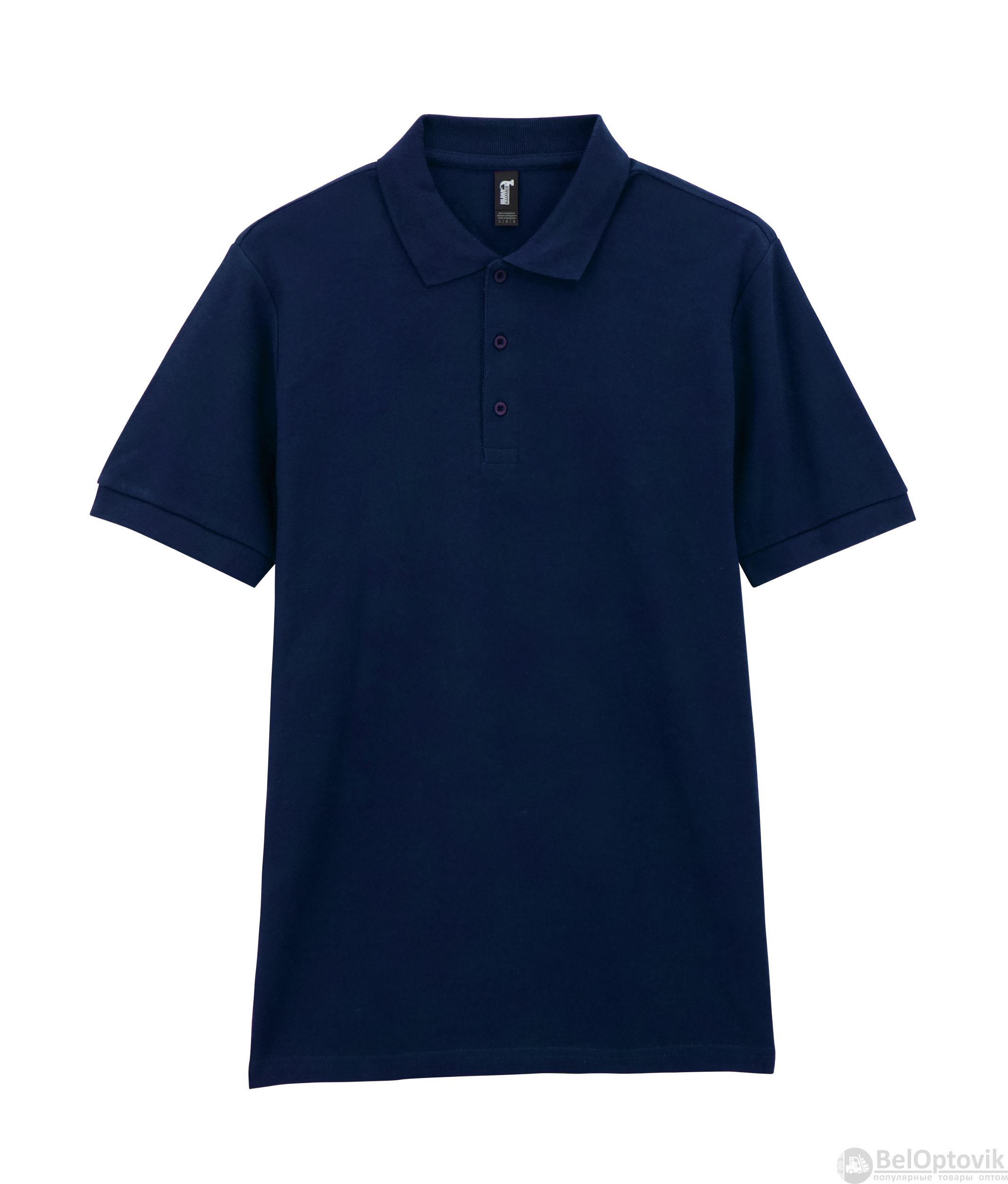 Футболка поло PREMIUM COTTON ADULT DOUBLE PIQUE, МОРСКОЙ СИНИЙ M