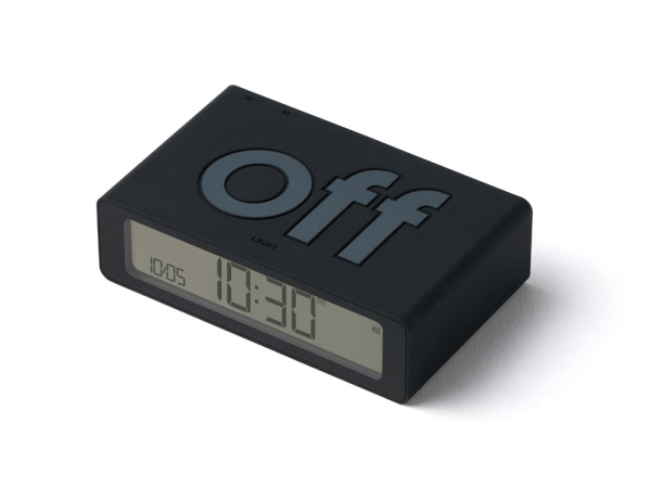 Часы настольные Flip Mini, Цвет черный