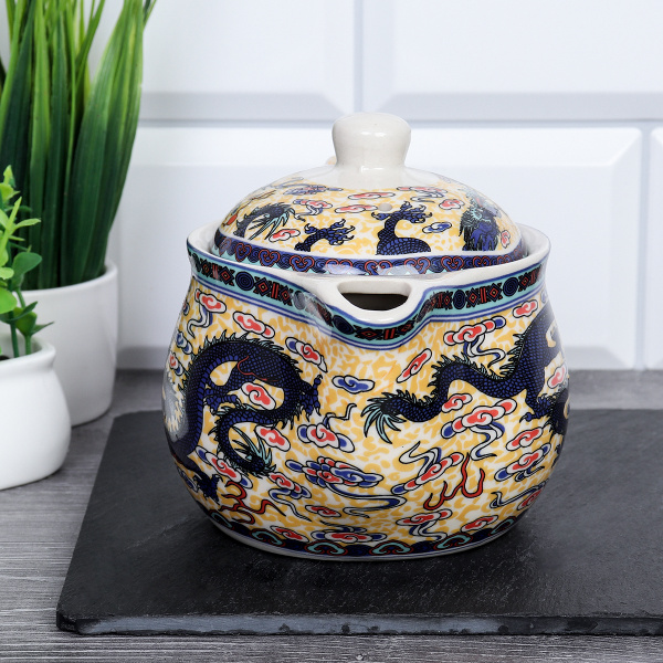 Чайник заварочный 400 мл с металлическим ситом керамика АКЦИЯ / KJ-490 /уп 60/