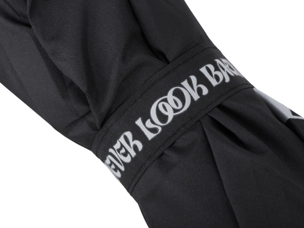 Зонт складной «Marvy» с термотрансфером, Цвет черный