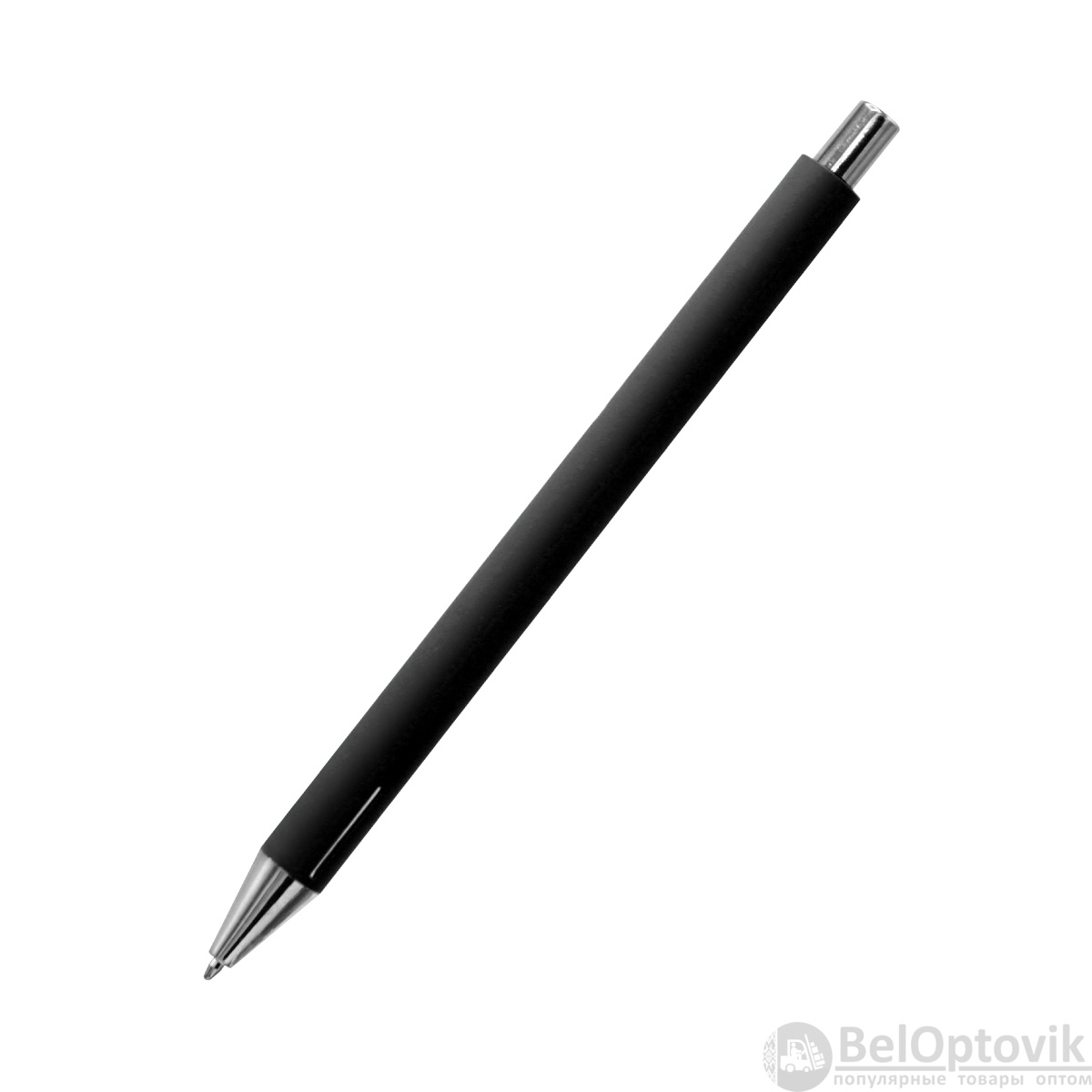 Ручка металлическая Elegant Soft софт-тач, черная