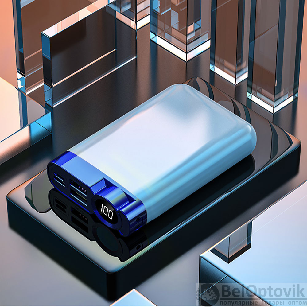 Внешний аккумулятор Strom, 10000 mAh, синий