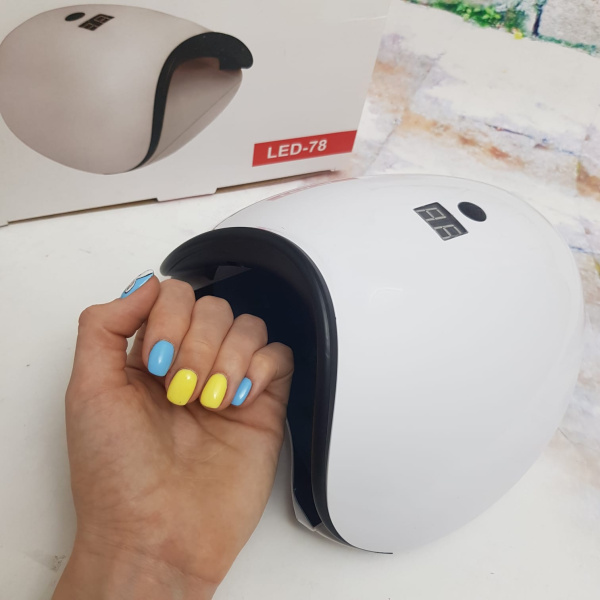 Лампа для маникюра/педикюра Simei Feimei 78 LED 48 Вт (Лампа для сушки ногтей)