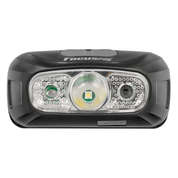 Фонарь налобный FOCUSray 1320 акку 14500 500 мАН ,диод XPE ,индикатор зарядки,сенсор, 1/280, шт