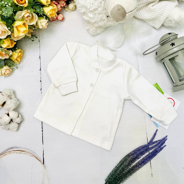 Кофточка для новорожденных детей Bebika, натуральный хлопок (13/15-2)