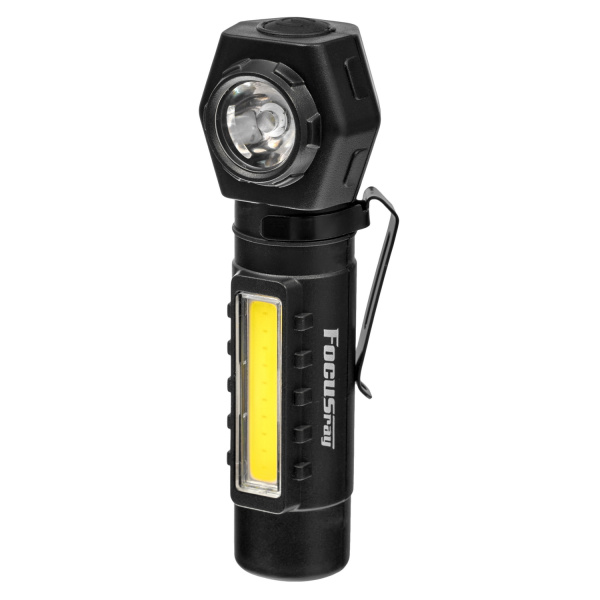 Фонарь налобный FOCUSray 1317 акку 14500 1200 мАН диод XPE  + диод СОВ 1/60/240, шт