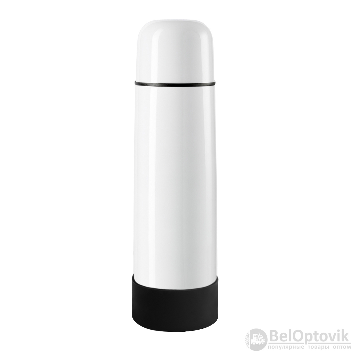 Термос Picnic Bright To Go, белый/чёрный