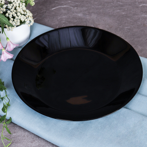 Набор тарелок 6 штук 190 мм ЕВРО черная / BNNP75T (BLACK) /уп 12/