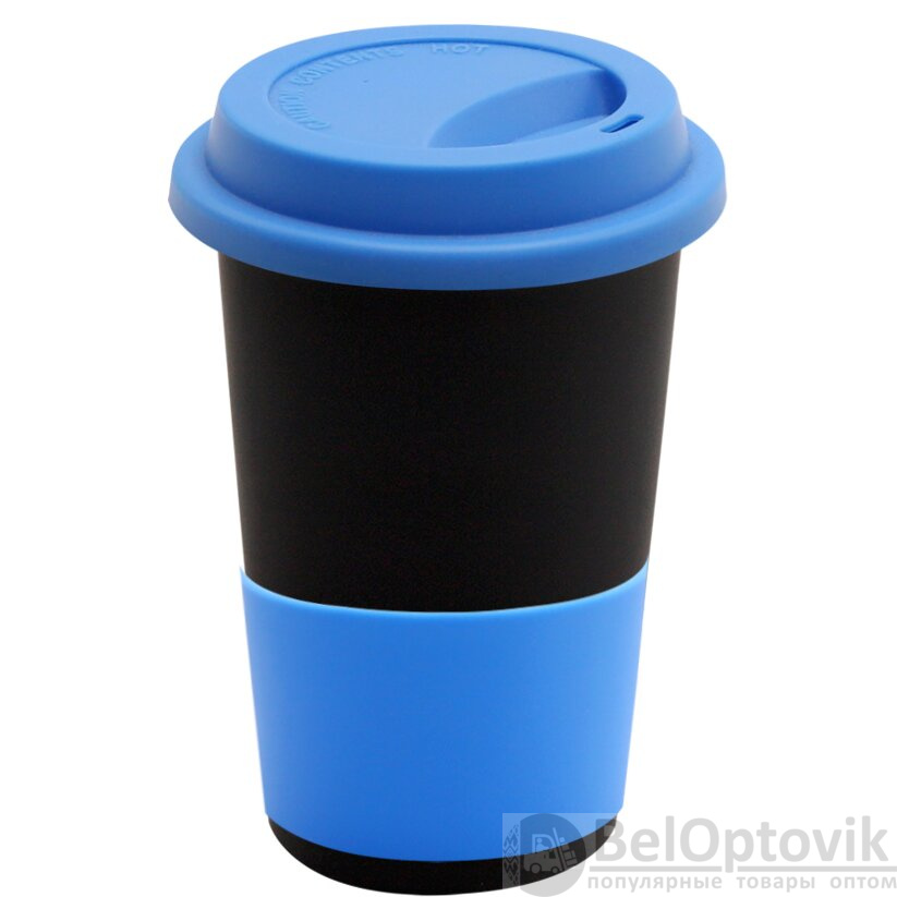 Кружка Magic To Go, черный/светло-синий