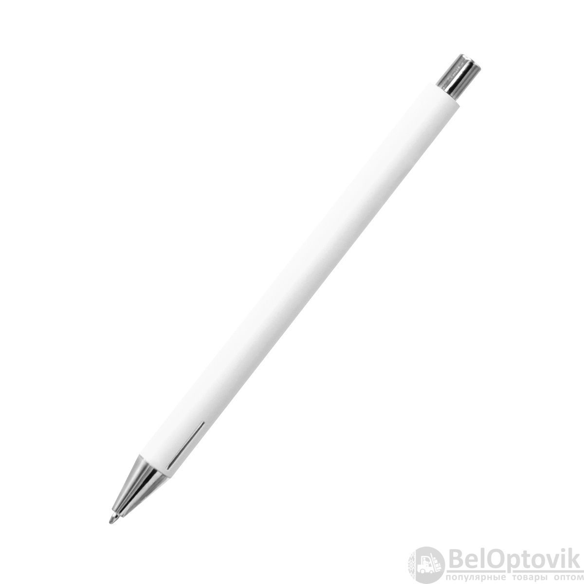 Ручка металлическая Elegant Soft софт-тач, белая