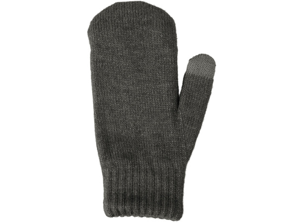 Варежки «Dunant», Цвет темно-серый меланж
