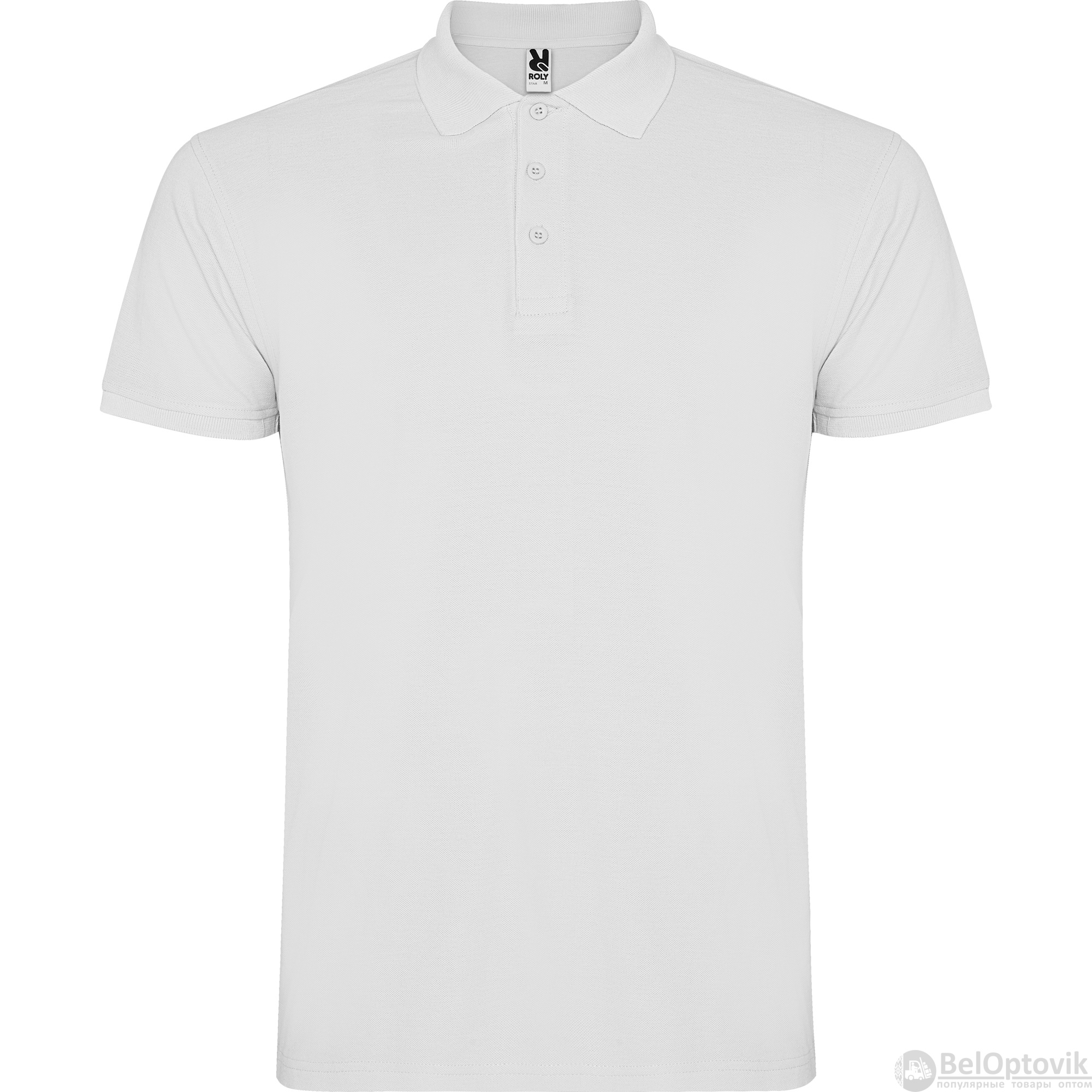 Футболка поло детская STAR БЕЛЫЙ, 3/4