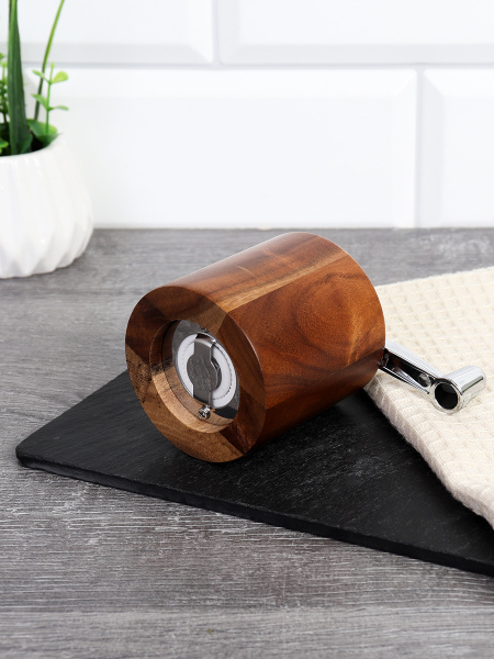 Мельница для специй и соли 6 см Акация / M-JS207-3-6 /уп 128/