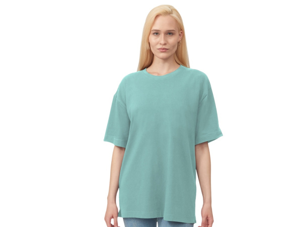 Футболка оверсайз «Vienna» унисекс, Размер XL, Цвет припылено-бирюзовый