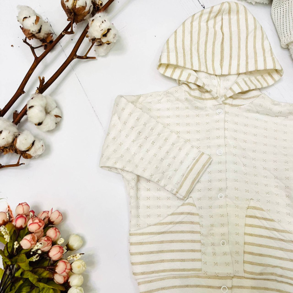 Жакет для новорожденного Bebika (13/15-8), состав: 80% натуральный хлопок, 20% полиэстер