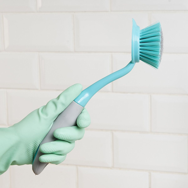 Еврощетка для мытья посуды круглая, 27*6*2,5 см