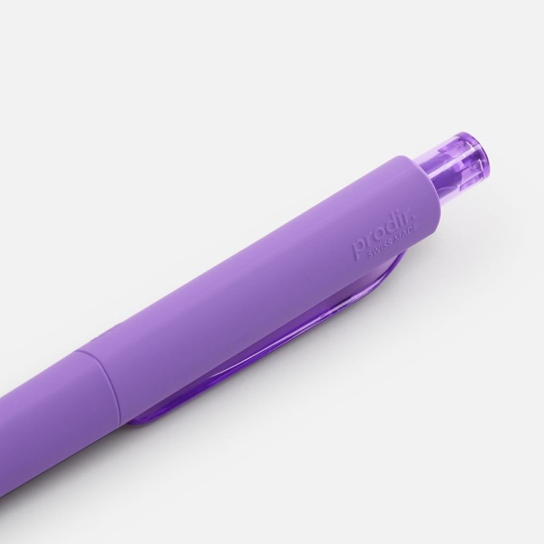 Ручка шариковая Prodir DS8 PRR-T Soft Touch, фиолетовая, 14х1,1 см