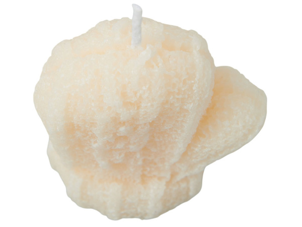 Свеча «Рукавичка», Цвет молочный