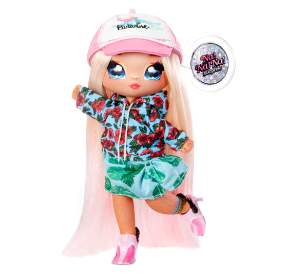 Кукла Surprise 2 в 1 с блестками : Кукла с огромными глазами + питомцец. Подарочная БУМ упаковка