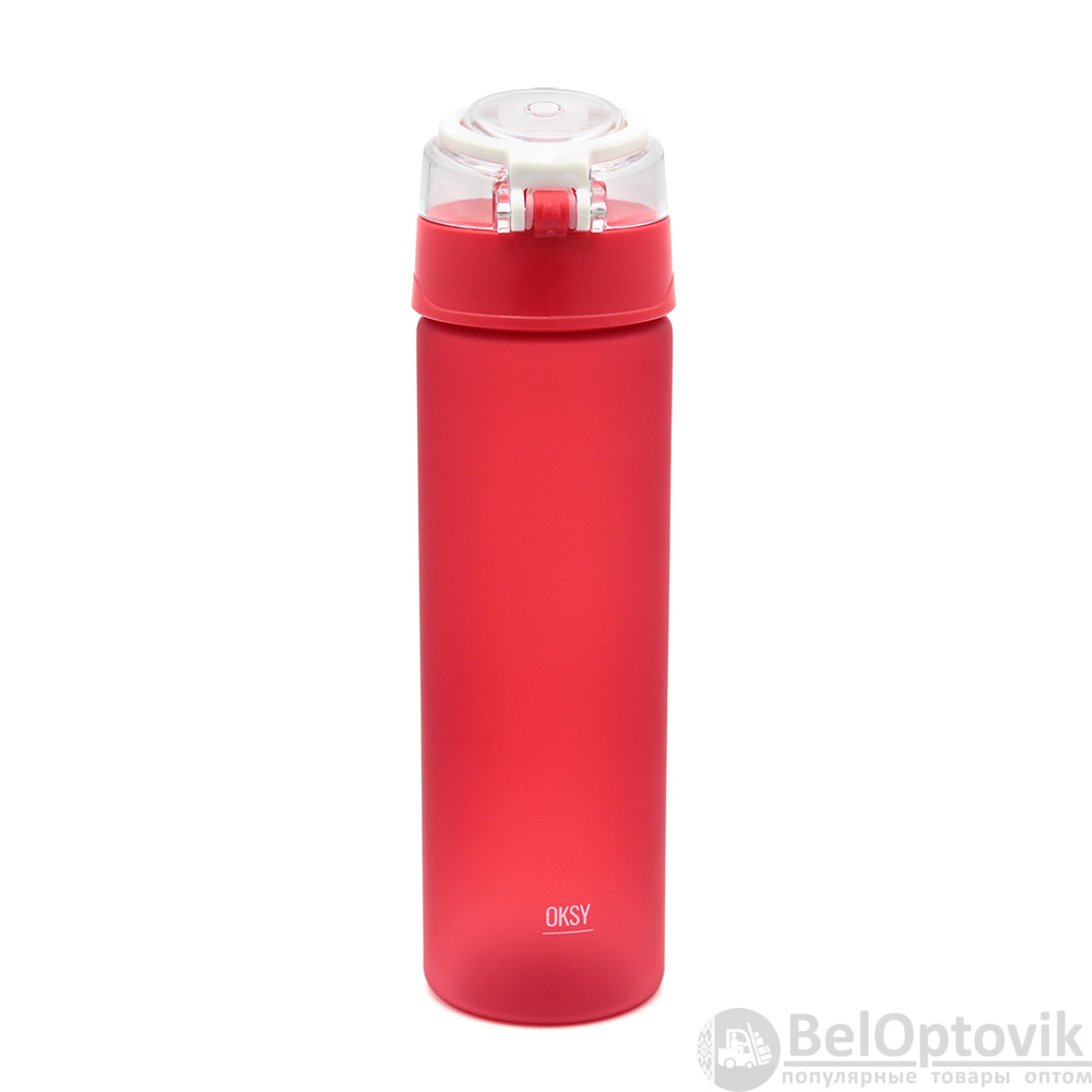 Пластиковая бутылка Narada Soft-touch, красная