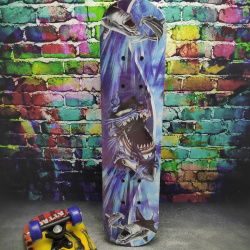 Детский скейтборд, размер 60x15см, пластиковые колеса 45мм