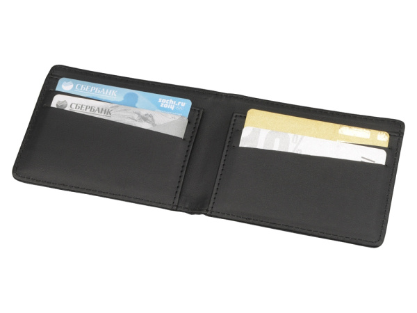 Кошелек «Route» с защитой от RFID считывания, Цвет черный