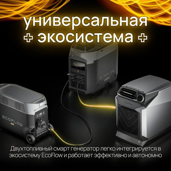 Двухтопливный Smart Generator EcoFlow Dual Fuel / Оптимальное решение для резервного питания