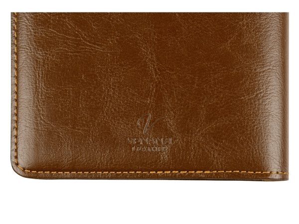 Трэвел-портмоне, Цвет коричневый