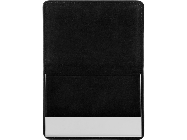 Визитница «Намибия», Цвет черный/серебристый