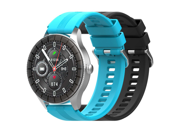 Умные часы «IoT Watch GTR», 2 ремешка в комплекте, Цвет черный, голубой