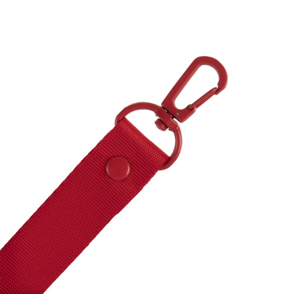 Застежка-карабин Snap Hook, M, красная, 2,5х4 см