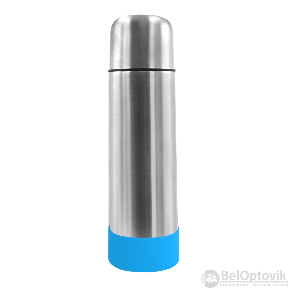 Термос Picnic Silver To Go, серебристый/голубой