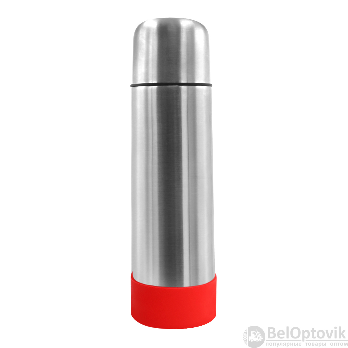 Термос Picnic Silver To Go, серебристый/красный