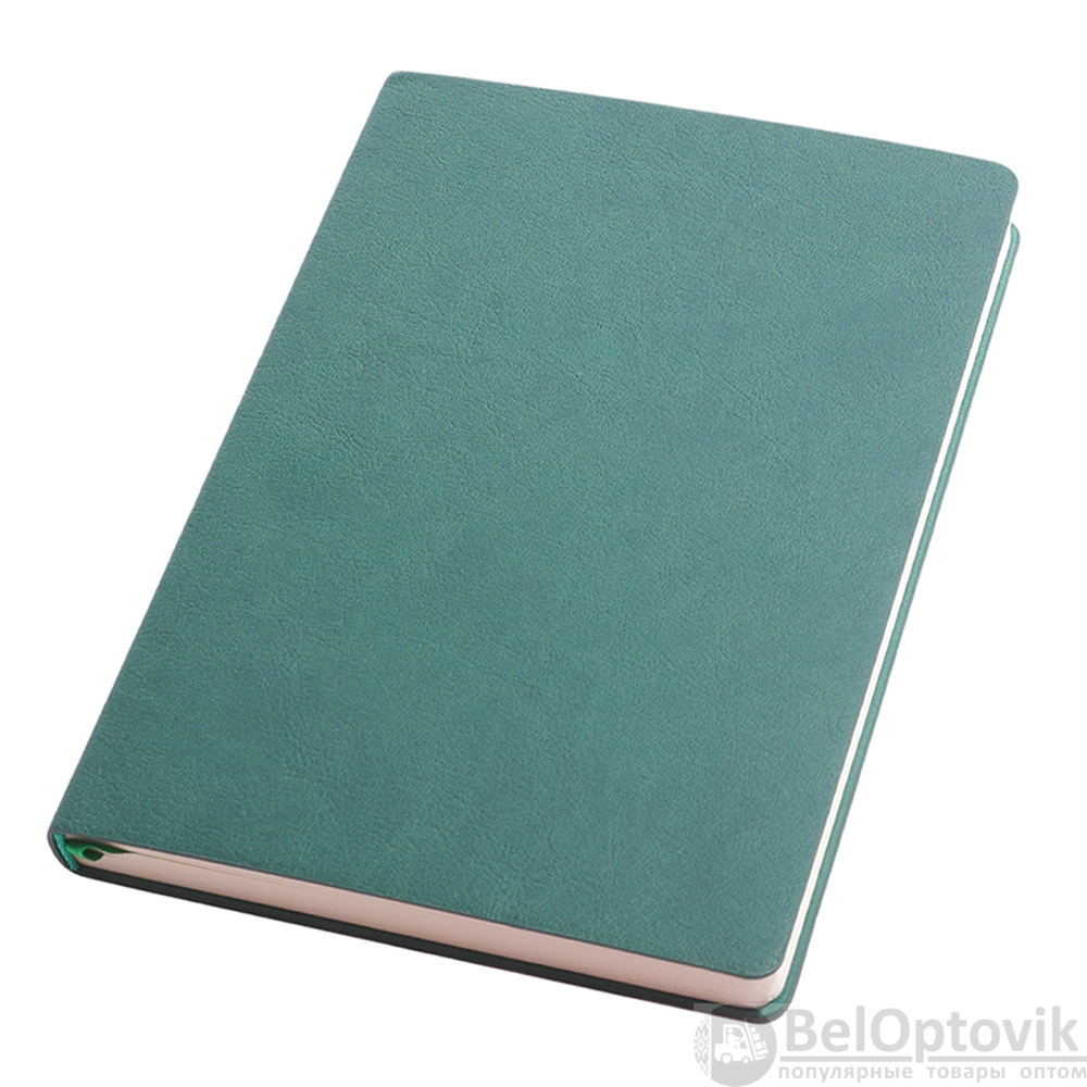 Ежедневник A5 недатированный Franco в мягком переплёте, бутылочно-зеленый