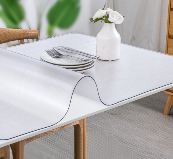 Скатерть Тепломакс "гибкое стекло" Пленка из ПВХ 120x80 см (толщина 0.7 мм)